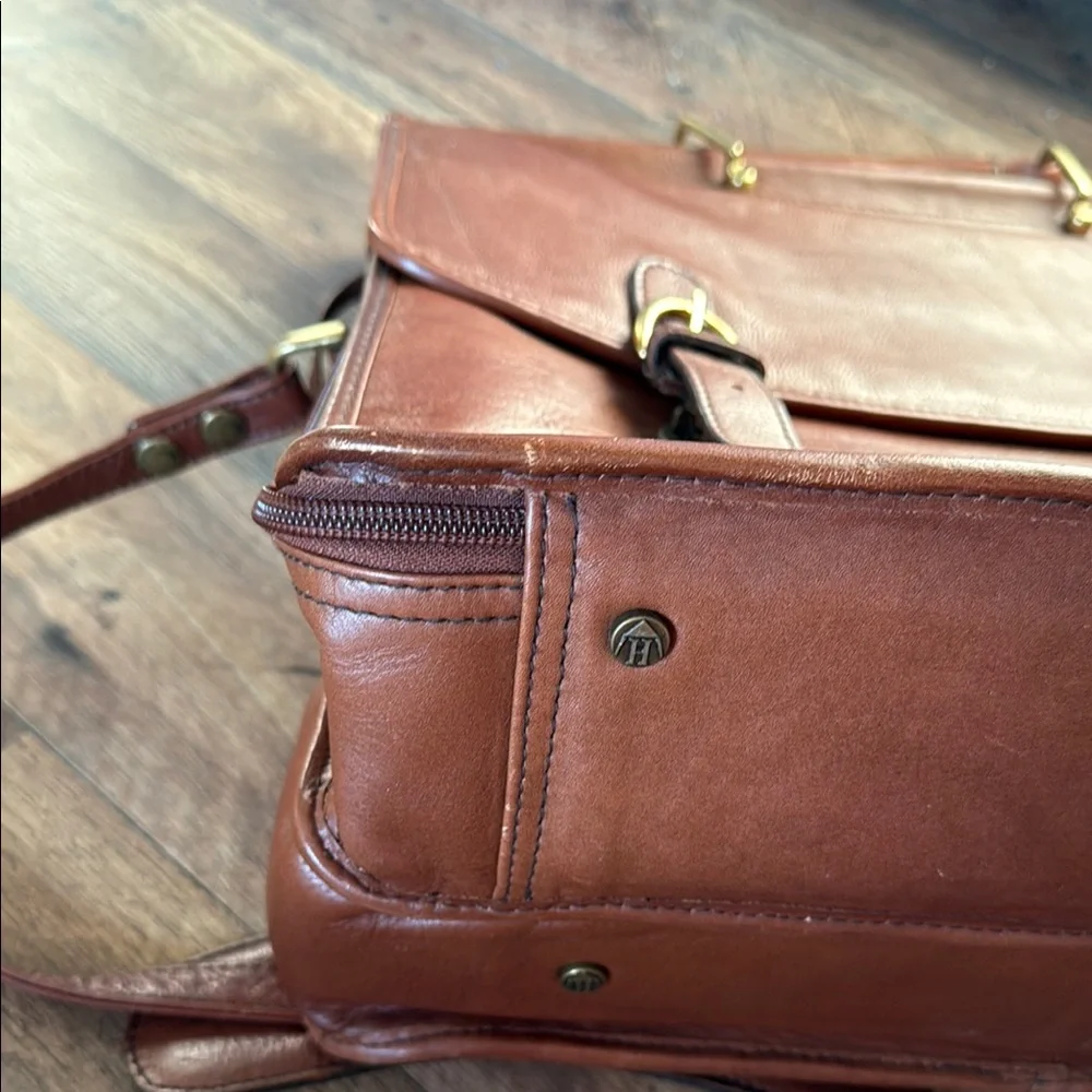 Vintage Classic‎ Brown Leather Men's Briefcase